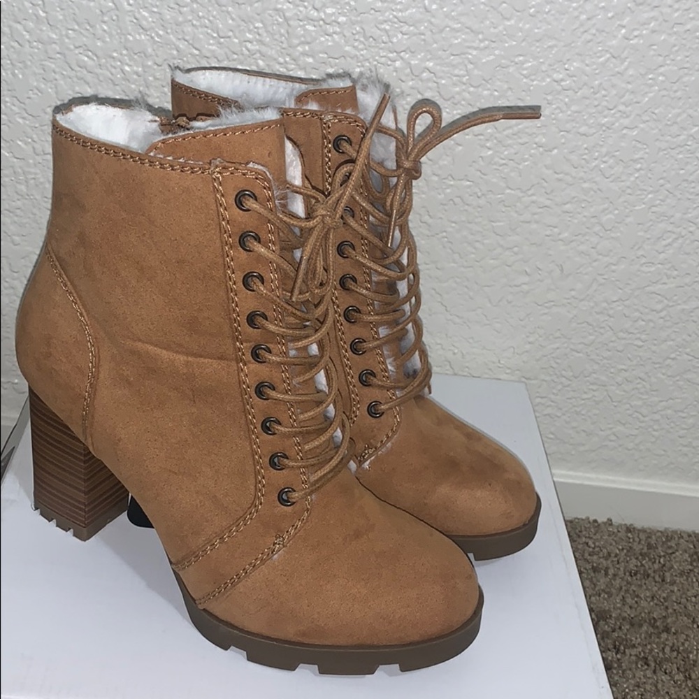 Bamboo Medium Heel Booties